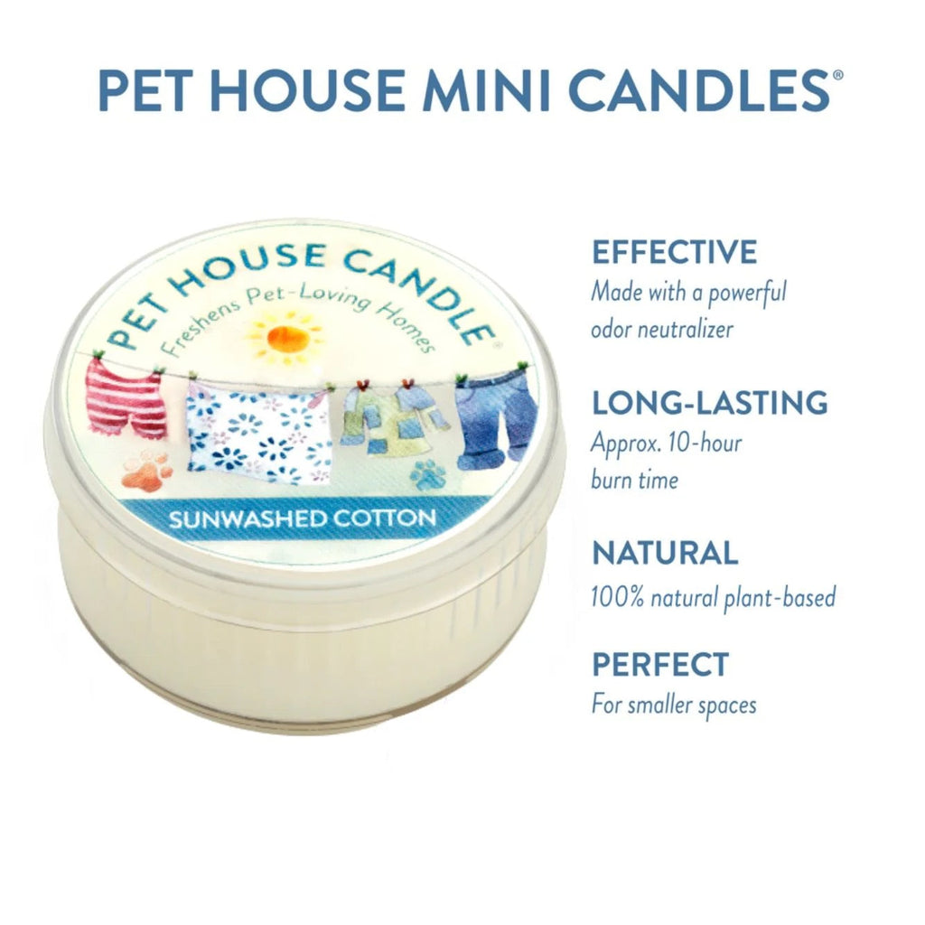 Pet House Mini Soy Wax Candle Pet Odor Eliminating Jar