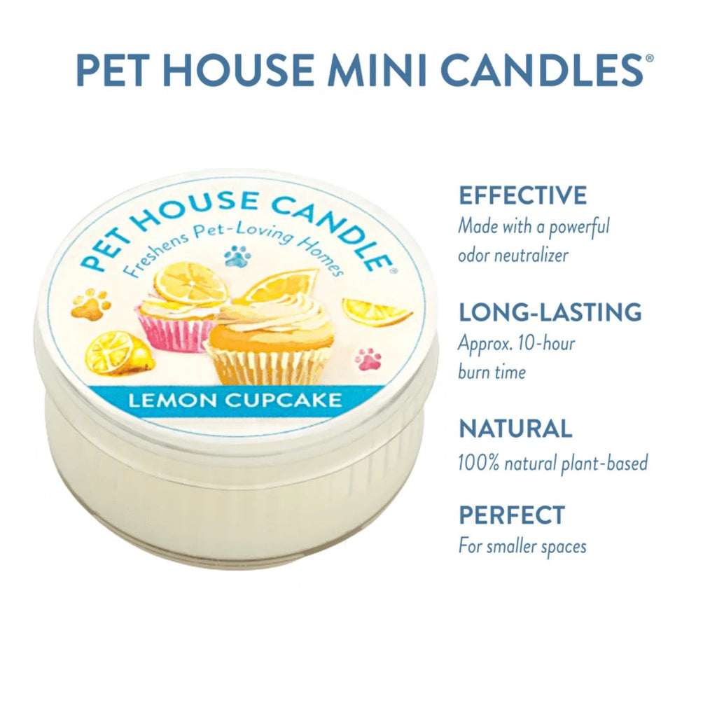 Pet House Mini Soy Wax Candle Pet Odor Eliminating Jar