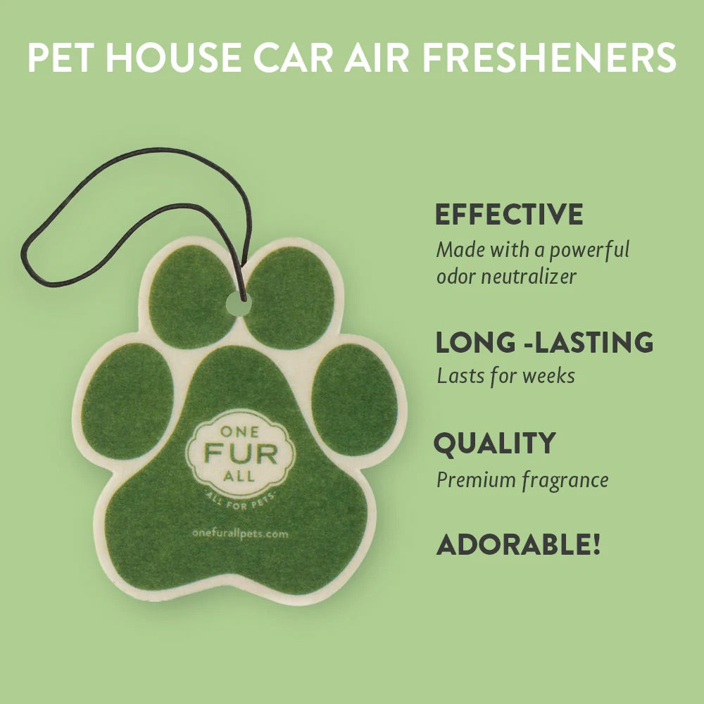 Pet House Plant Based Long Lasting Pet Odor Eliminating Car Freshener