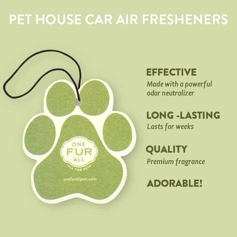 Pet House Plant Based Long Lasting Pet Odor Eliminating Car Freshener