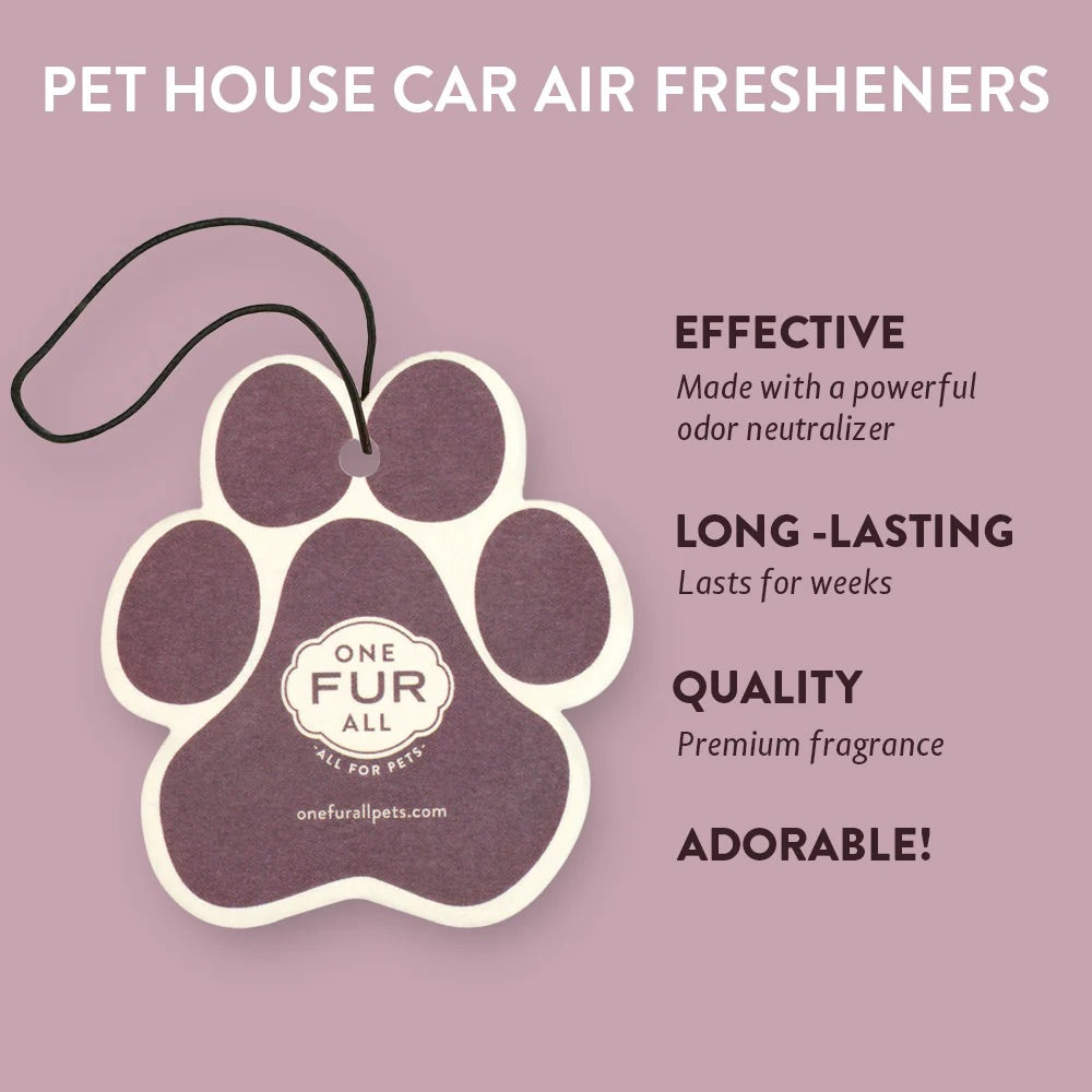 Pet House Plant Based Long Lasting Pet Odor Eliminating Car Freshener
