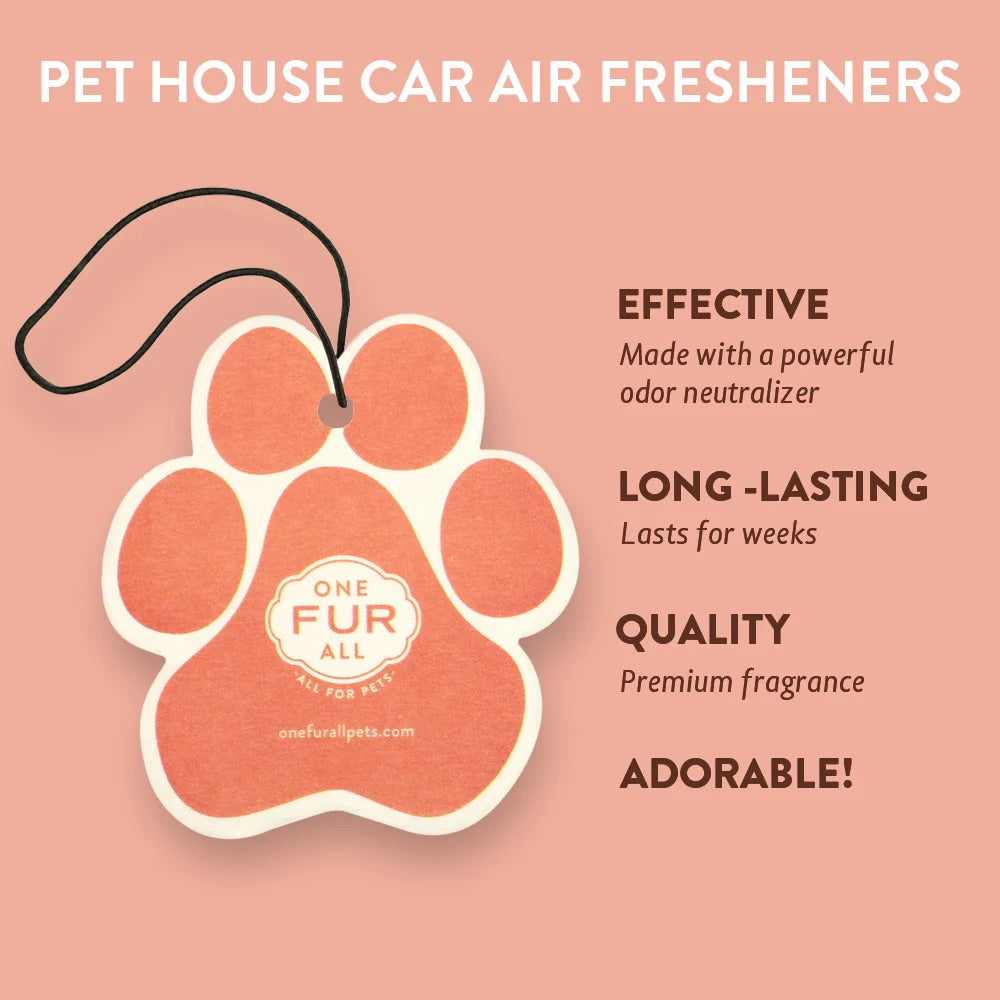 Pet House Plant Based Long Lasting Pet Odor Eliminating Car Freshener