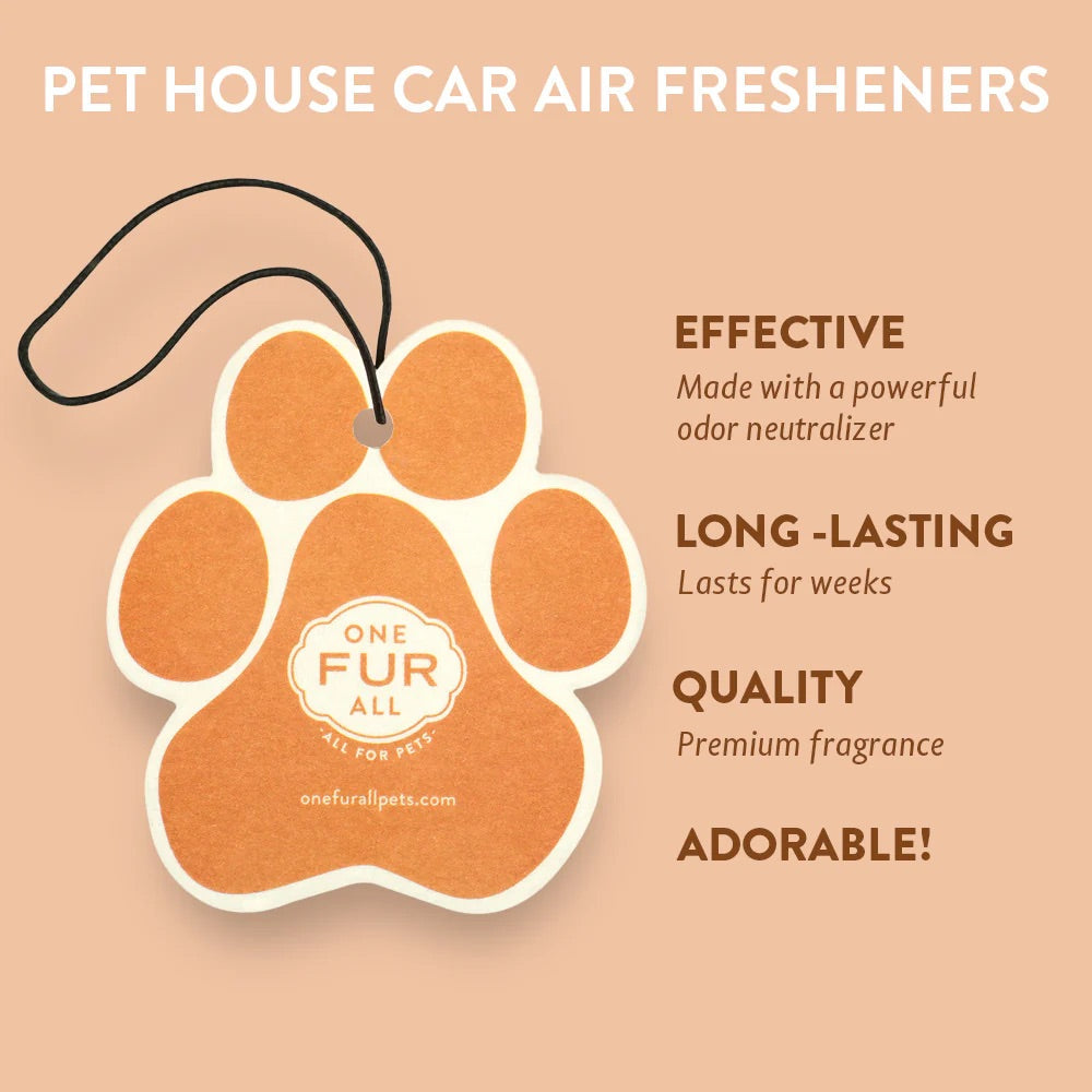 Pet House Plant Based Long Lasting Pet Odor Eliminating Car Freshener