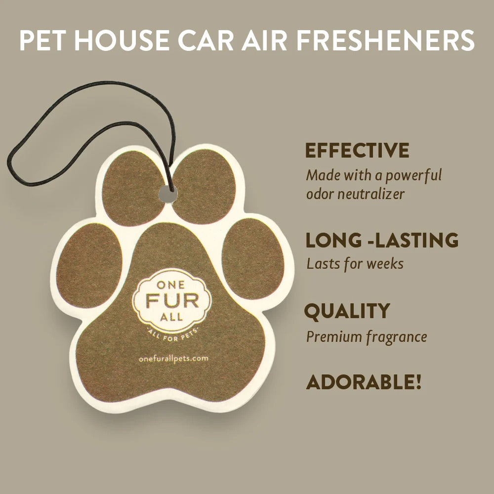 Pet House Plant Based Long Lasting Pet Odor Eliminating Car Freshener