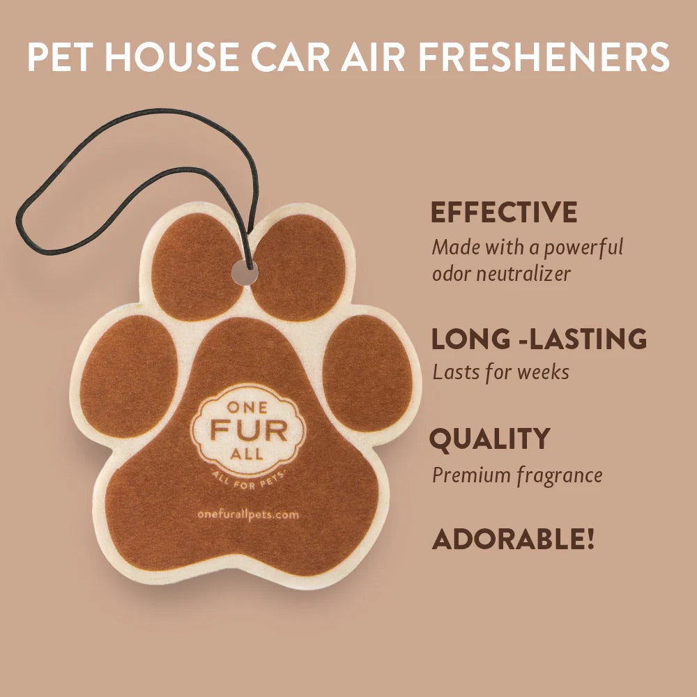 Pet House Plant Based Long Lasting Pet Odor Eliminating Car Freshener