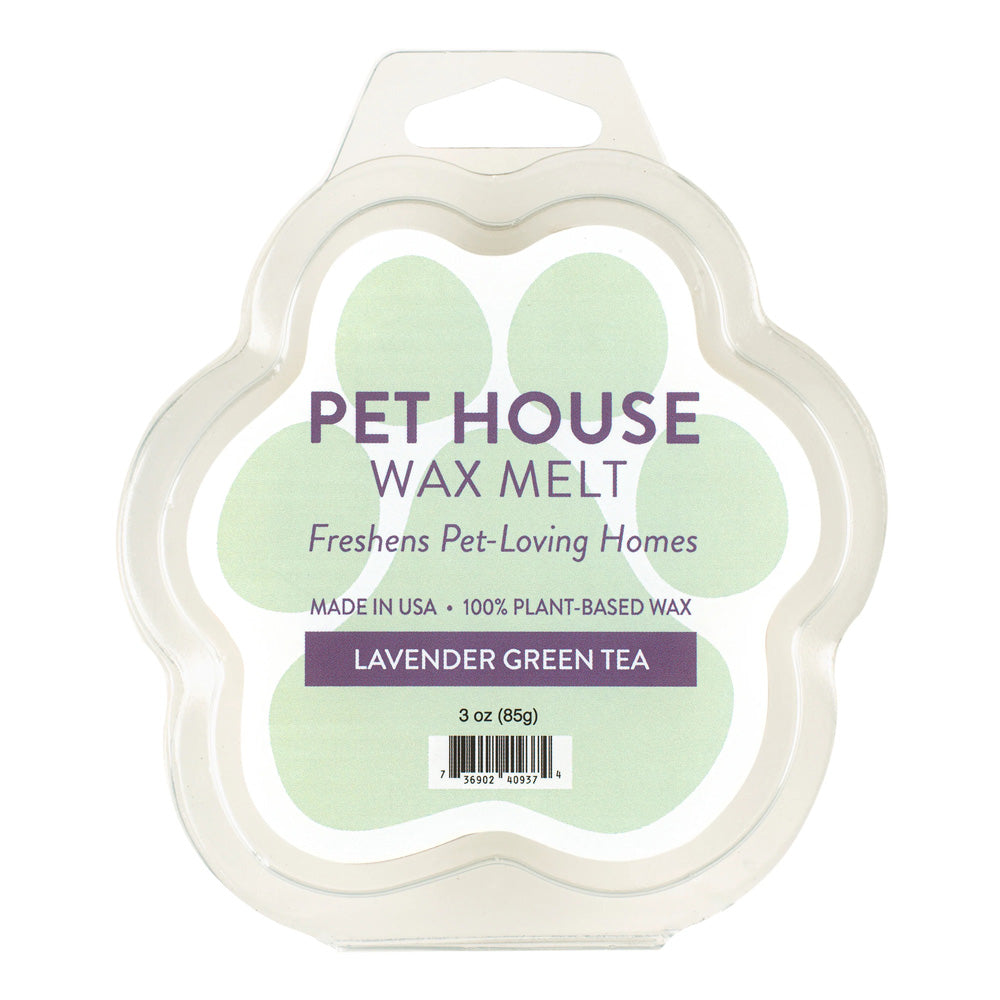 Pet House Natural Soy Wax Melts Odor Eliminating Paw Shaped