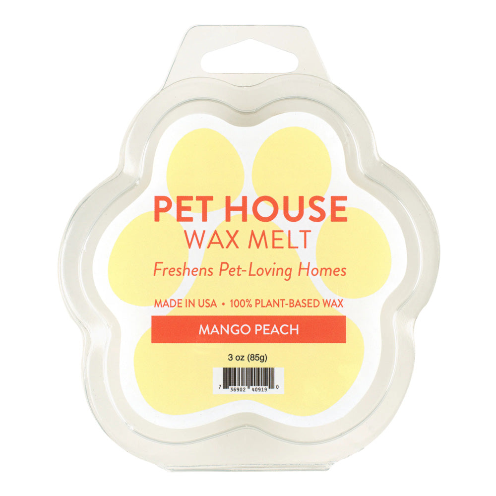 Pet House Natural Soy Wax Melts Odor Eliminating Paw Shaped
