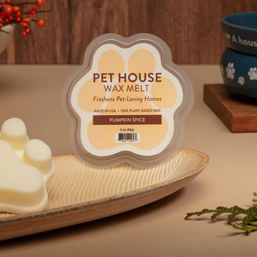 Pet House Natural Soy Wax Melts Odor Eliminating Paw Shaped
