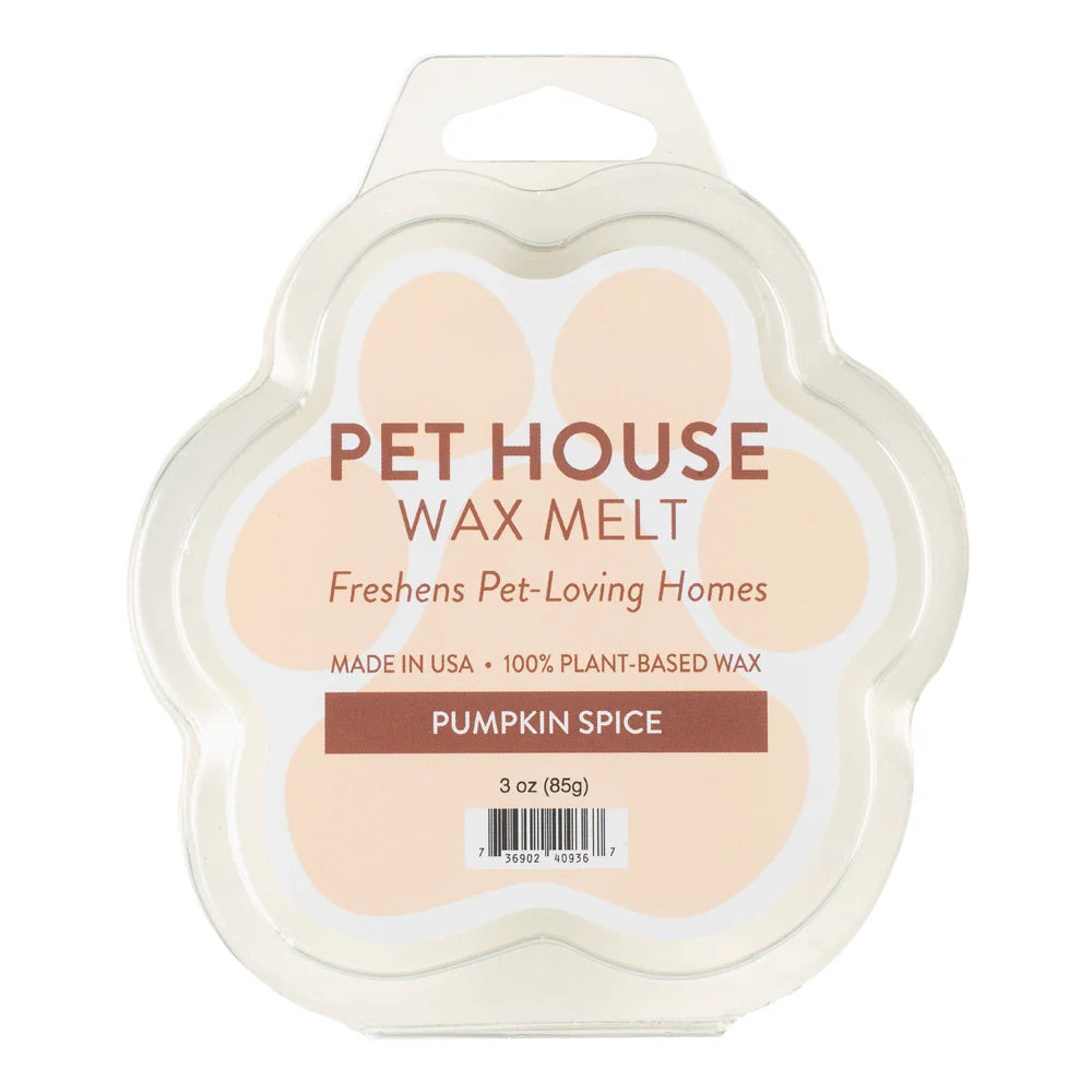 Pet House Natural Soy Wax Melts Odor Eliminating Paw Shaped