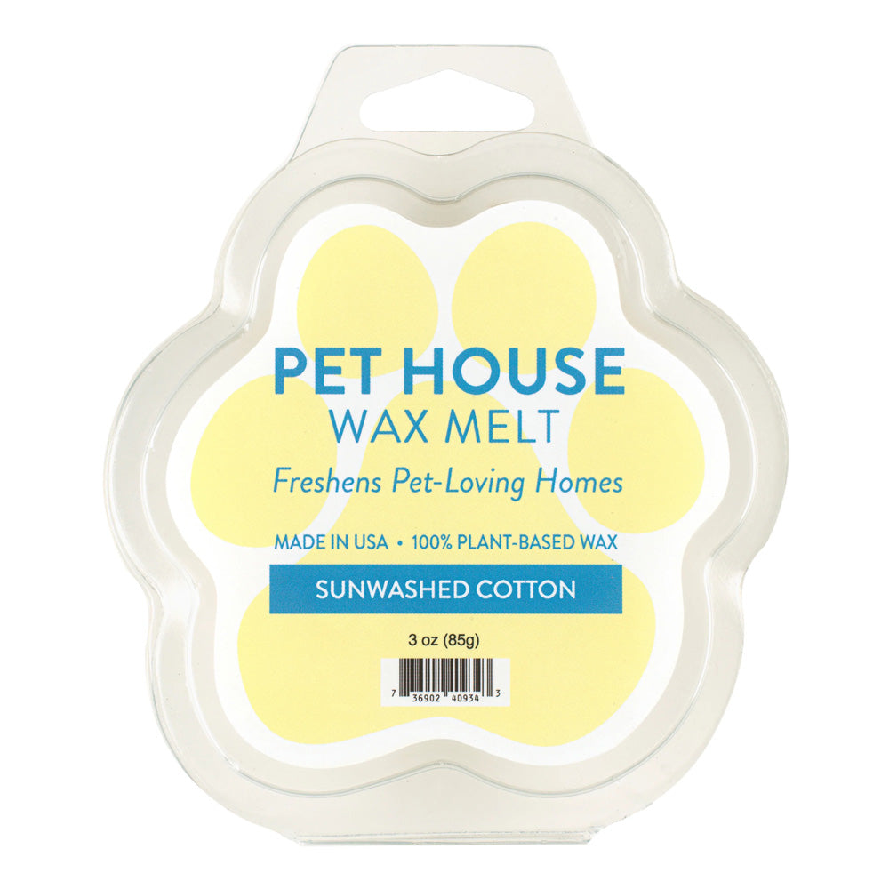 Pet House Natural Soy Wax Melts Odor Eliminating Paw Shaped