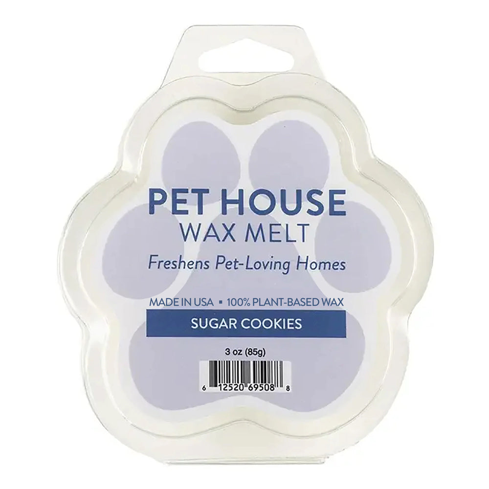 Pet House Natural Soy Wax Melts Odor Eliminating Paw Shaped