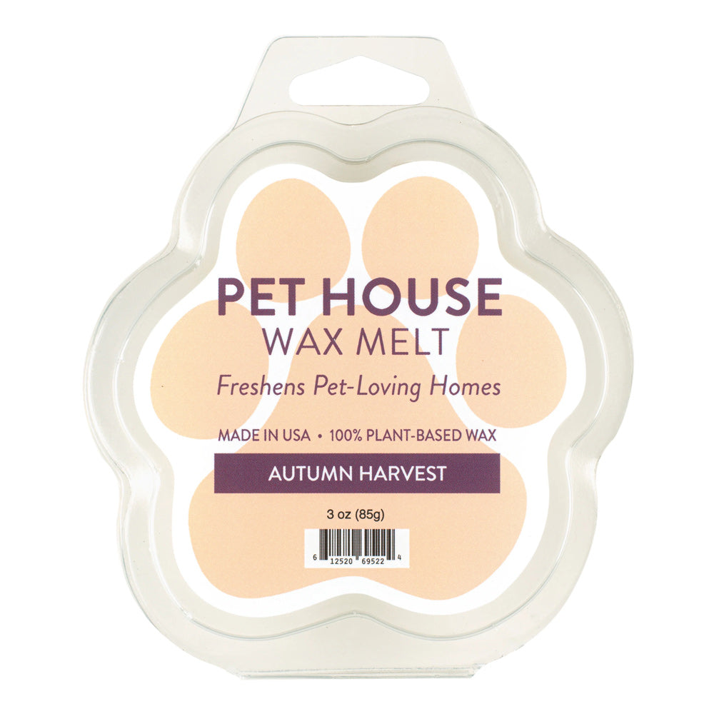 Pet House Natural Soy Wax Melts Odor Eliminating Paw Shaped