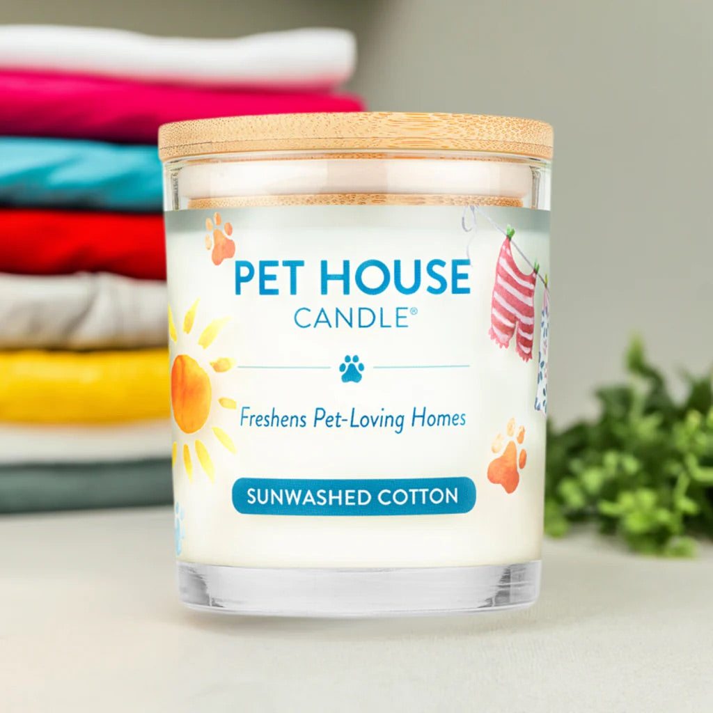 Pet House 9oz Natural Soy Wax Candle Pet Odor Eliminator