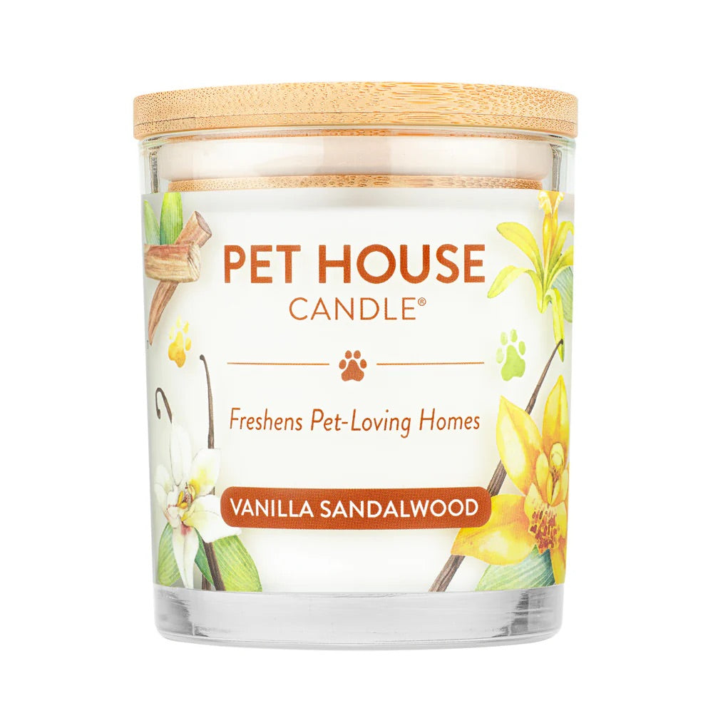 Pet House 9oz Natural Soy Wax Candle Pet Odor Eliminator