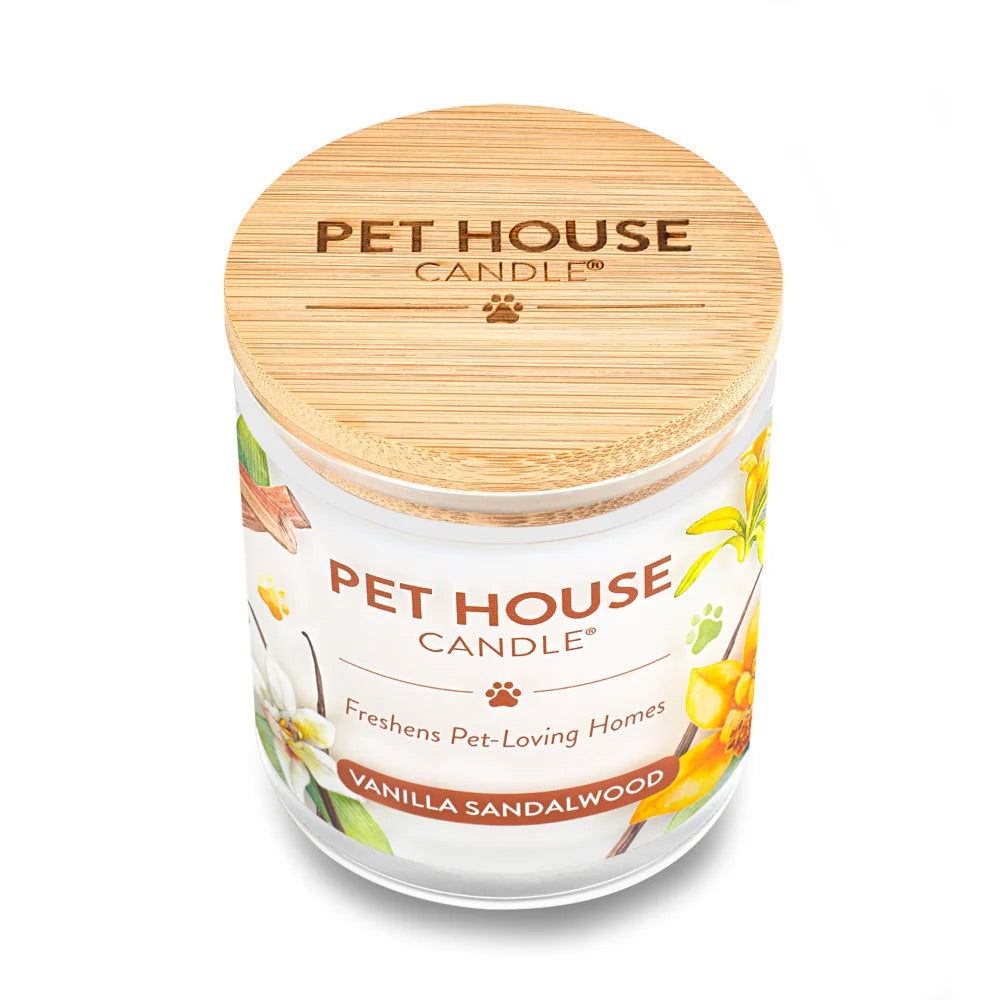 Pet House 9oz Natural Soy Wax Candle Pet Odor Eliminator