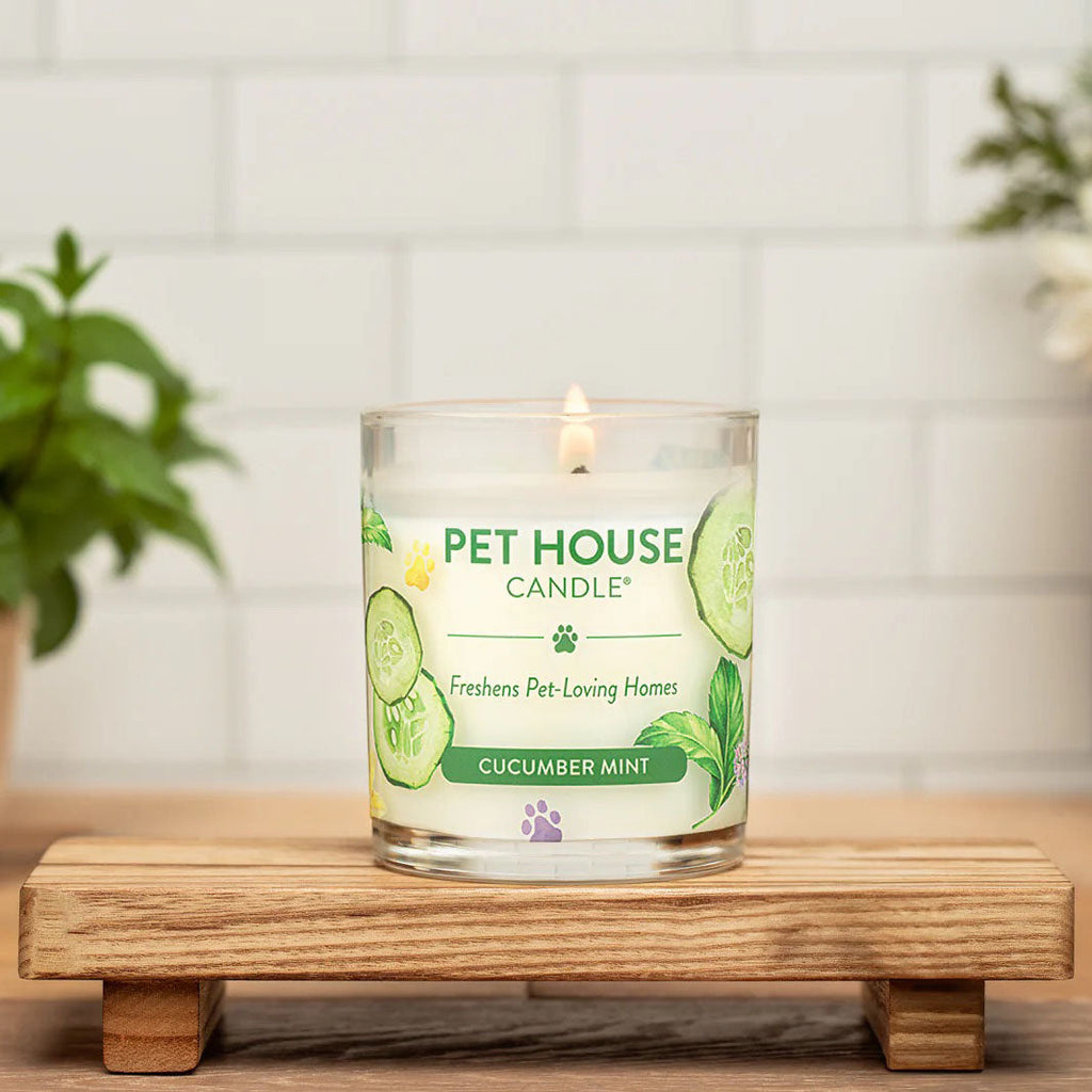 Pet House 9oz Natural Soy Wax Candle Pet Odor Eliminator