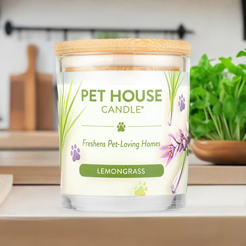 Pet House 9oz Natural Soy Wax Candle Pet Odor Eliminator
