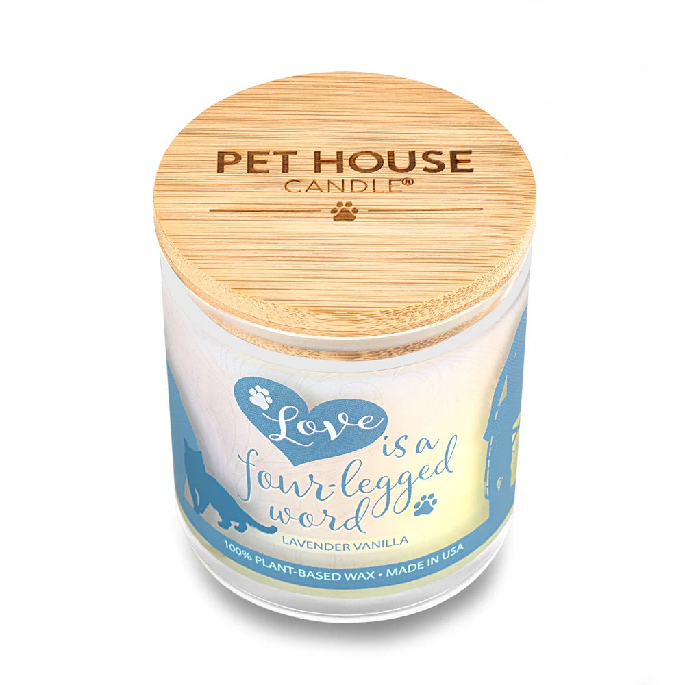 Pet House 9oz Natural Soy Wax Candle Pet Odor Eliminator