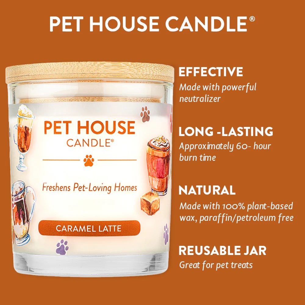 Pet House 9oz Natural Soy Wax Candle Pet Odor Eliminator