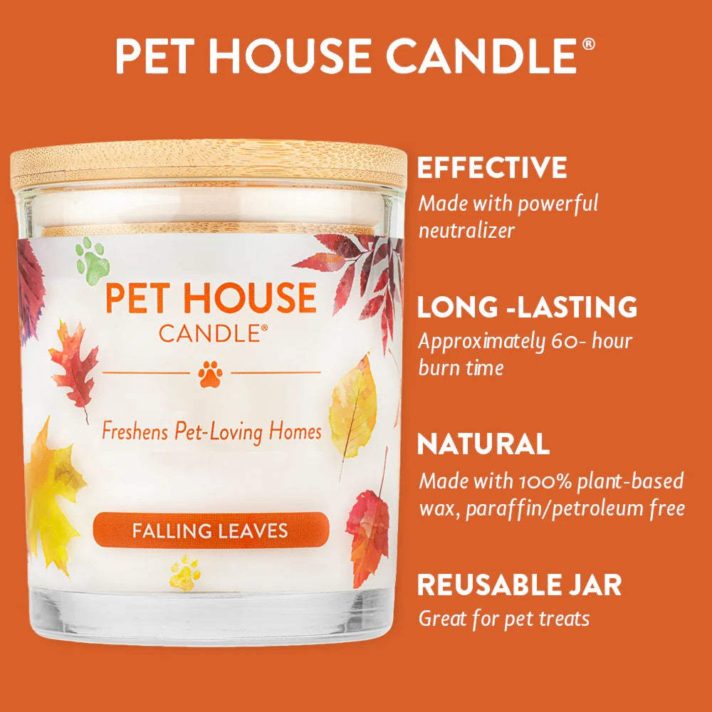 Pet House 9oz Natural Soy Wax Candle Pet Odor Eliminator