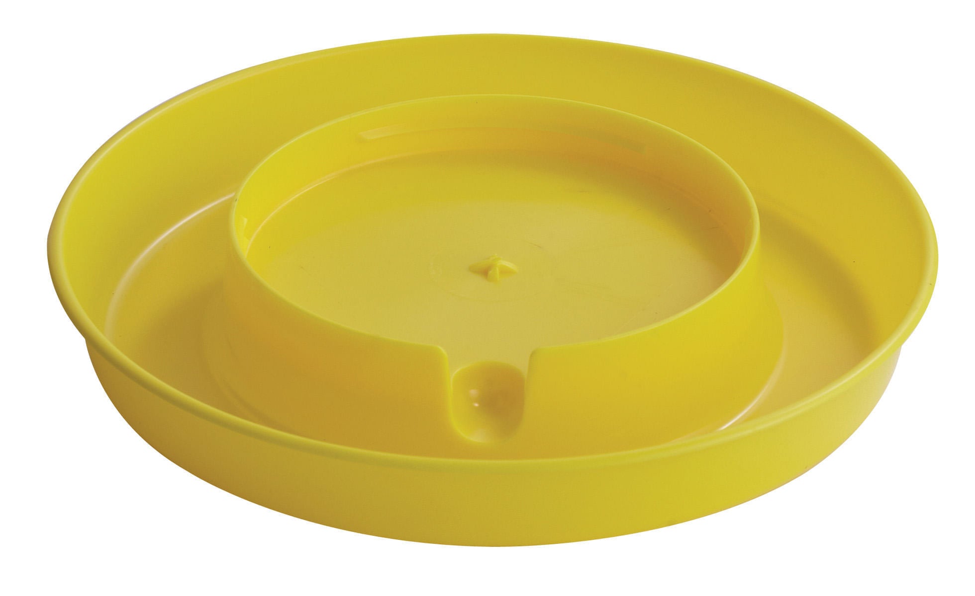 Miller Manufacturing Heavy Duty Plastic Chicken Waterer Base for Gallon Jars
