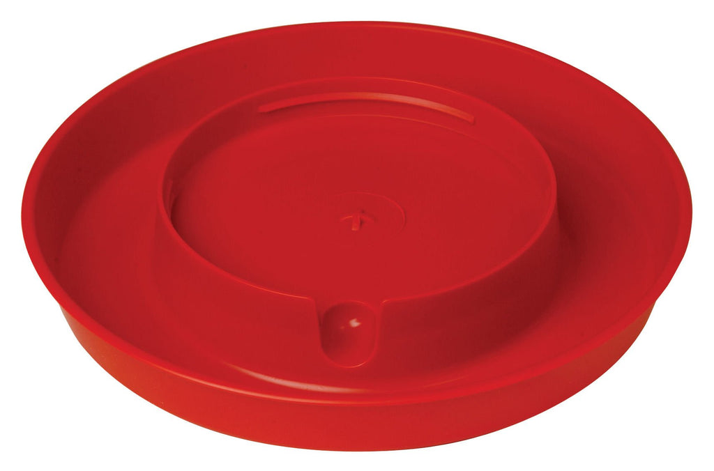 Miller Manufacturing Heavy Duty Plastic Chicken Waterer Base for Gallon Jars