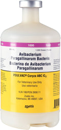 Zoetis Poulvac Coryza ABC IC3 Poultry Vaccine 1000 Doses 500 mL