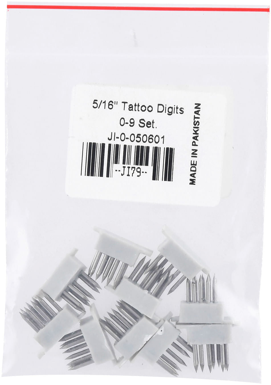 Jeffers 5/16 Inch Small Animal Tattoo Letters and Numbers Identification Set