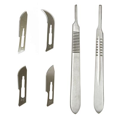 Havel's Professional Veterinary Stainless Steel Scalpel Handles and Carbon Blades