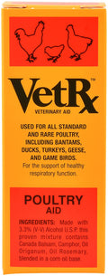 VetRx All-Natural Poultry Aid Remedy for Chickens and Game Birds