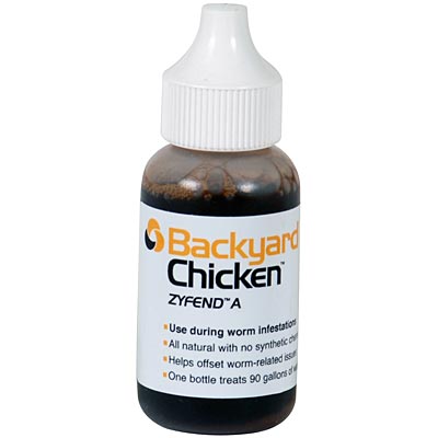 Backyard Chicken Zyfend A Natural Poultry Dewormer 30 mL